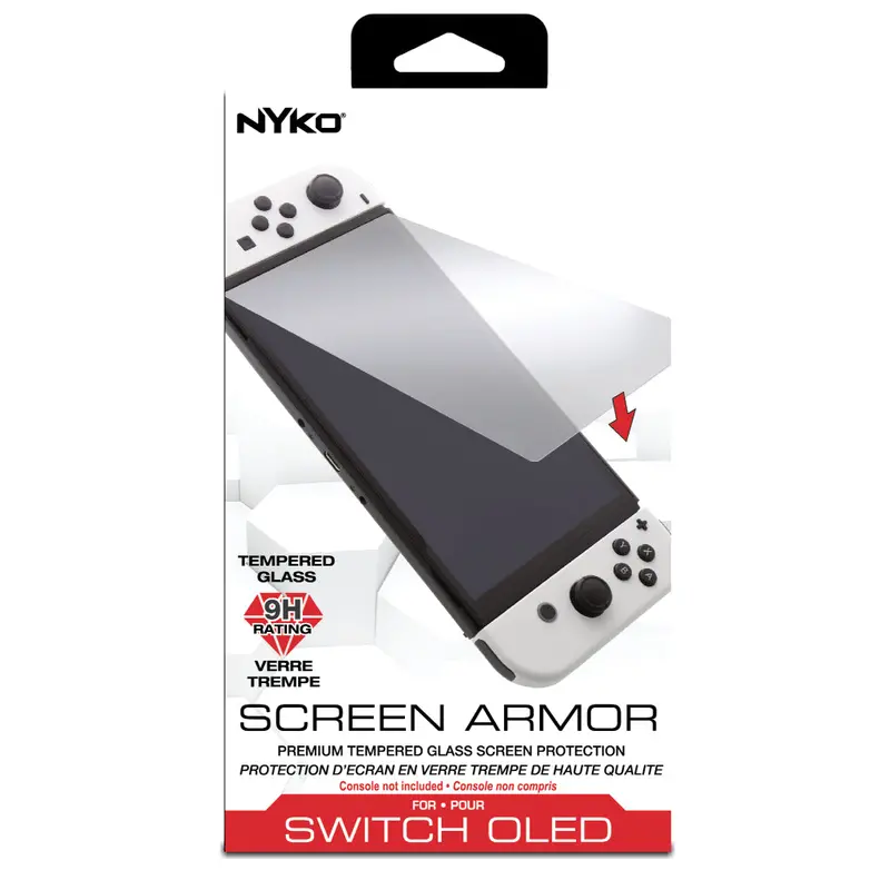 Nyko Nsw Oled Screen Armor Tempered Glass Protector 1