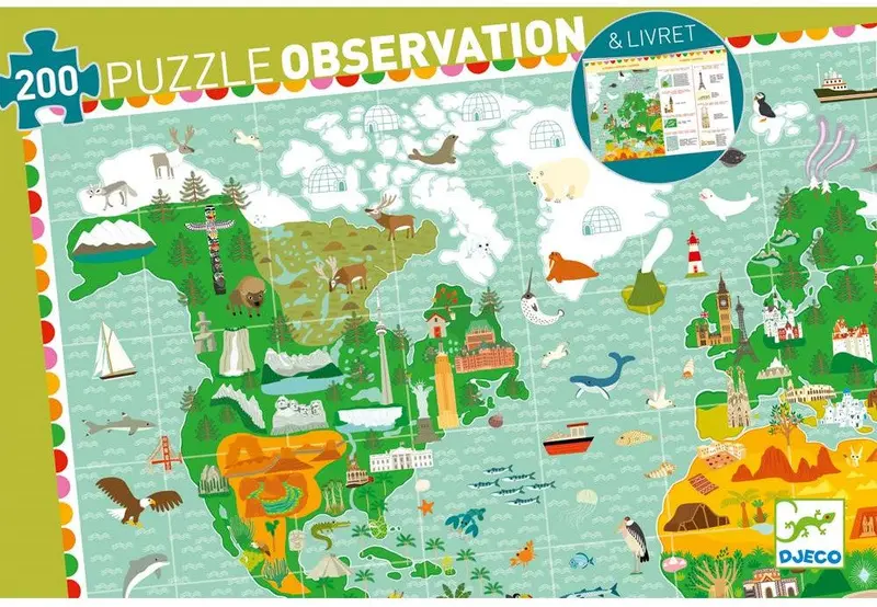 Observation Puzzle - Around The World 1