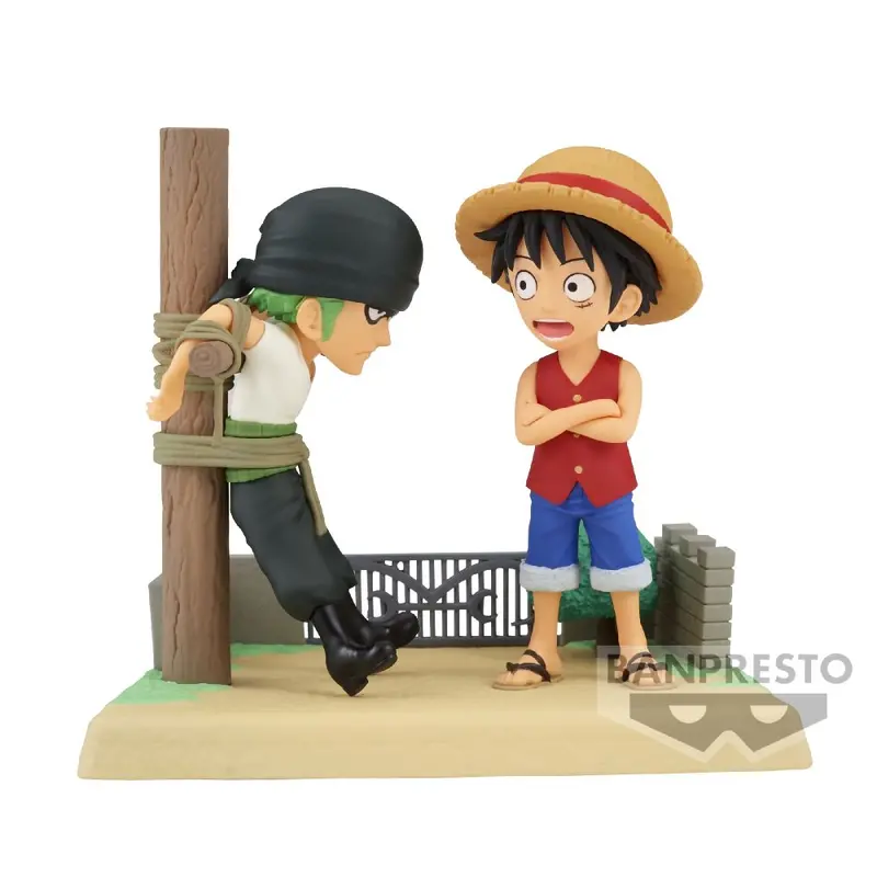 One Piece World Collectable Figure Log Stories - Monkey.D.Luffy & Roronoa Zoro 1