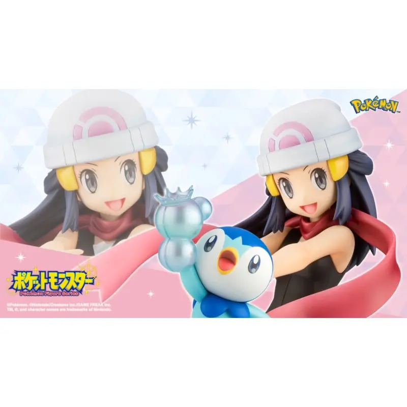 Pokemon - Pv198 Hikari With Pochama Artfx J Statue 1