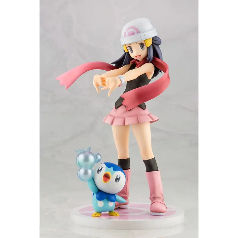 Pokemon - Pv198 Hikari With Pochama Artfx J Statue 2