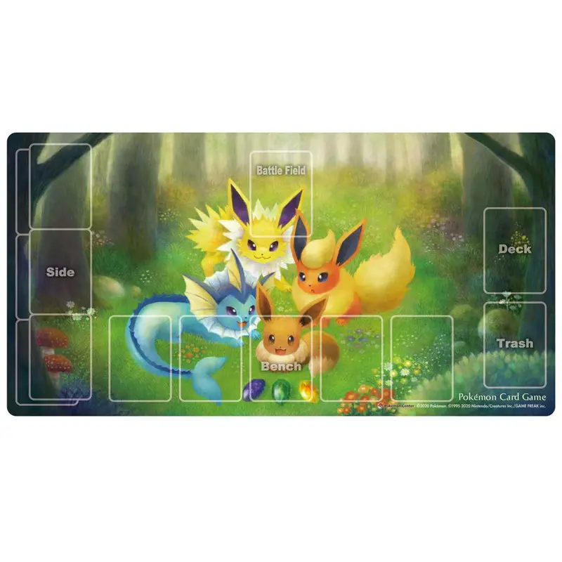Pokemon Tcg Eevee & Evolution Card Game Rubber Playmat 1