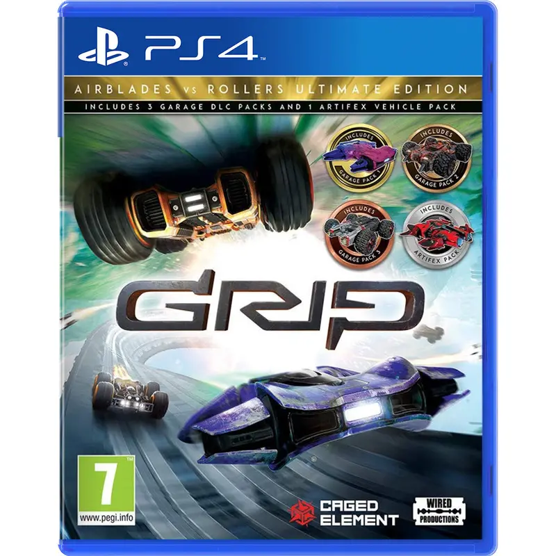 Ps4 Grip: Combat Racing Airblades Vs Rollers Ultimate Edition 1
