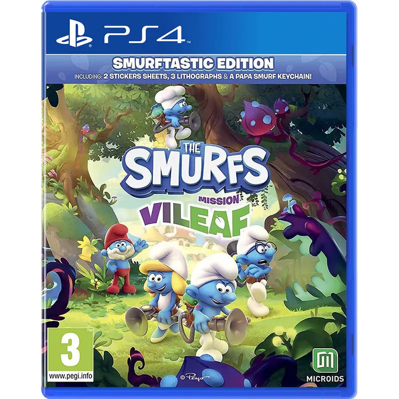 Ps4 The Smurfs: Mission Vileaf 1