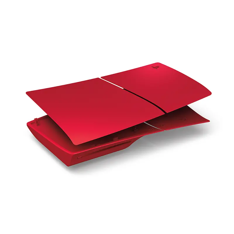 Ps5 Slim Disc Console Cover (Volcanic Red) 1