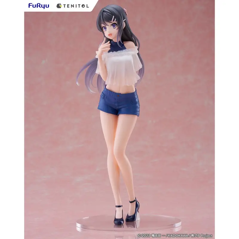 Rascal Does Not Dream Of Bunny Girl Senpai - Tenitol Tall Mai Sakurajima Figurine 1