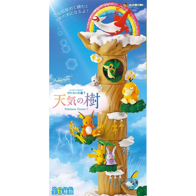 Re-Ment Pokemon Forest 7 (Box Of 6) 1