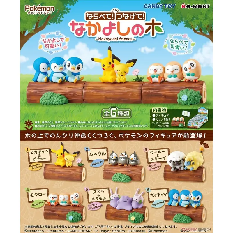 Re-Ment Pokemon Nakayoshi Friends (Box Of 6) 1