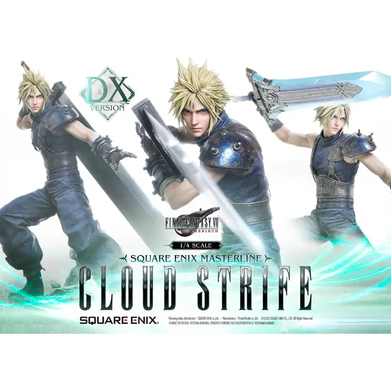 [*Retail Only Pre-Order] Square Enix Masterline Final Fantasy Vii Rebirth 1/4 Scale - Cloud Strife Deluxe Ver. 1