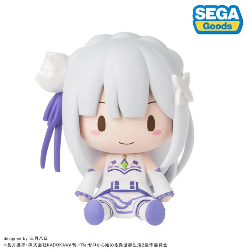 Re:Zero Fuwapuchi Deformed Figure - Emilia 1