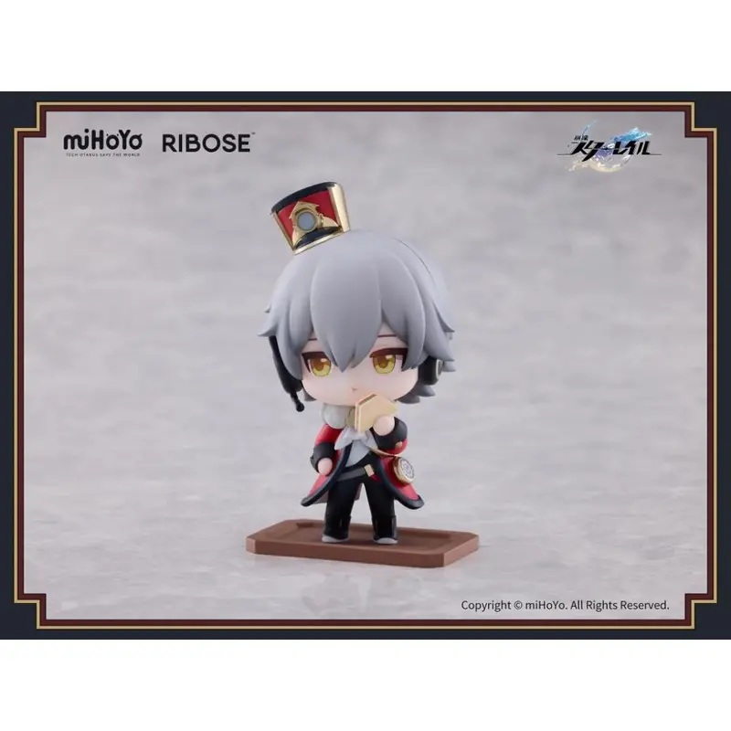 Ribose Honkai: Star Rail - Welcome To Train Tea Party Chibi Figure Trailblazer (Male) 1