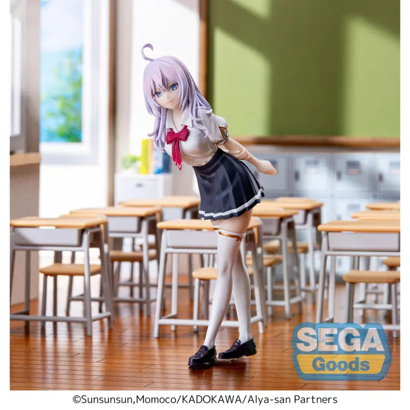 Sega Alya Summer Uniform Ver. Luminasta Alya Sometimes Hides Her Feelings In Russian Figure 1