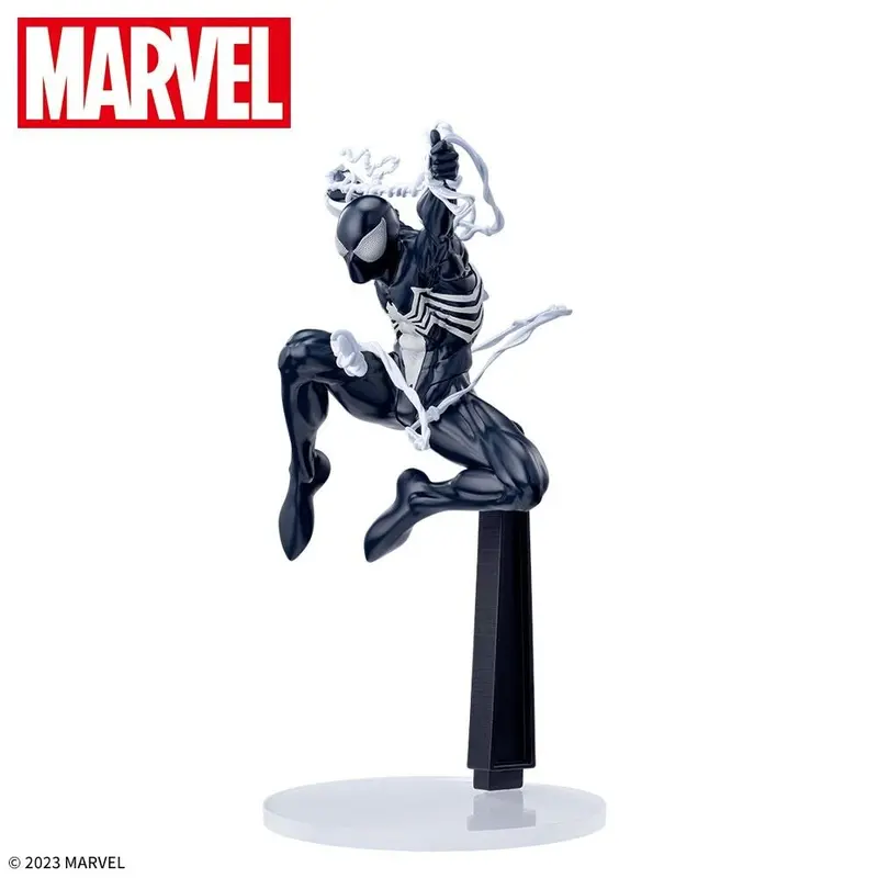 Sega Black-Costume Spider-Man Luminasta Marvel Comics Figure 2