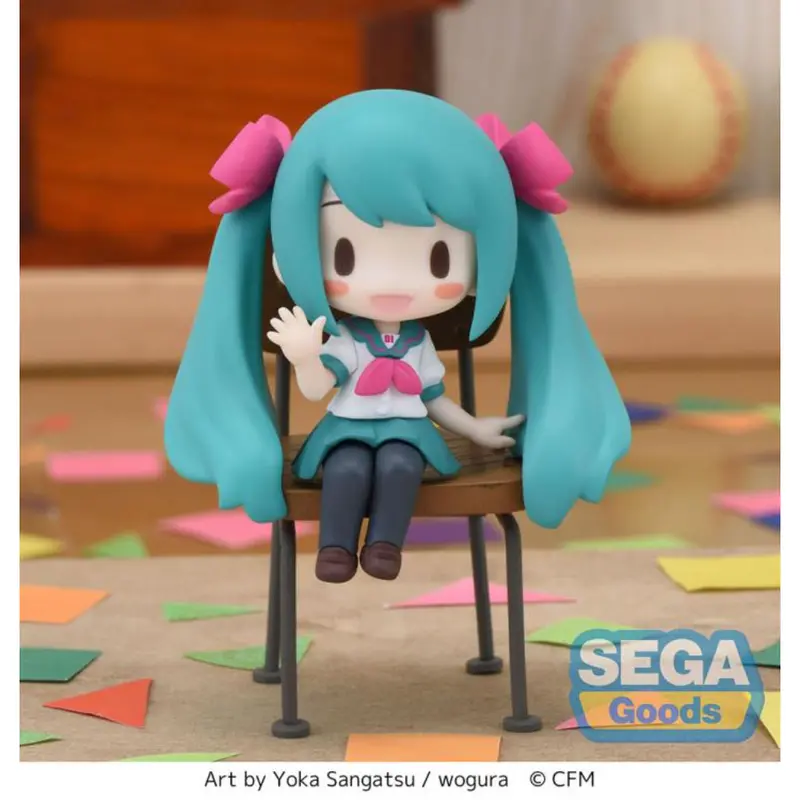 Sega Hatsune Miku Chokonose 16Th Anniversary March 8Th Ver. Mini Figure 1