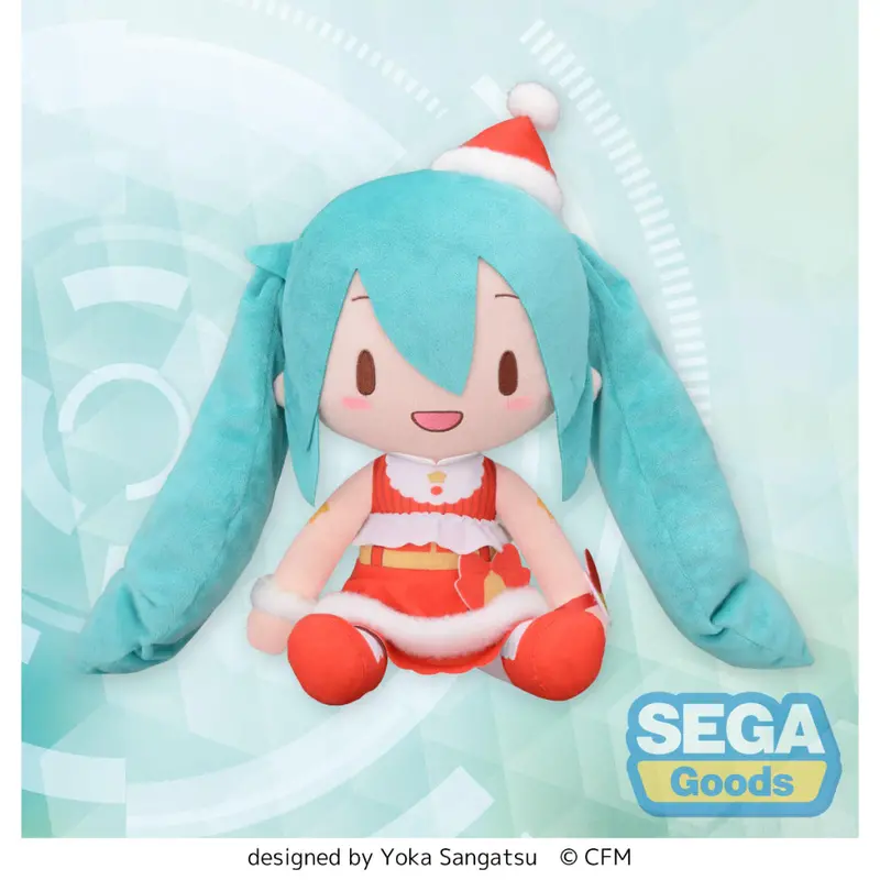 Sega Hatsune Miku Christmas 2023 Fuwa Fuwa L Plush 1