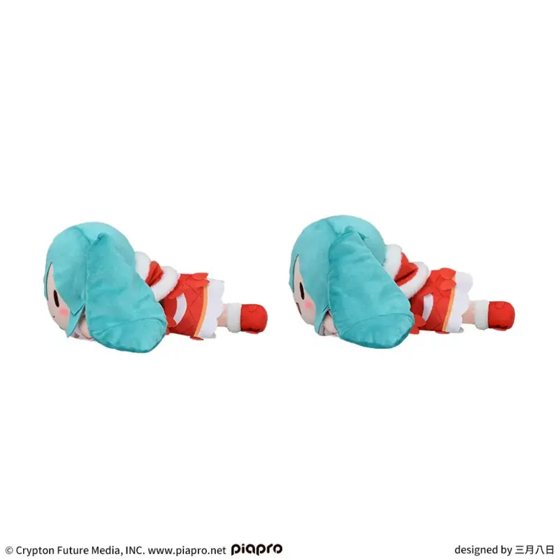 Sega Hatsune Miku Christmas 2024 Fuwapuchi Nesoberi M Plush 2
