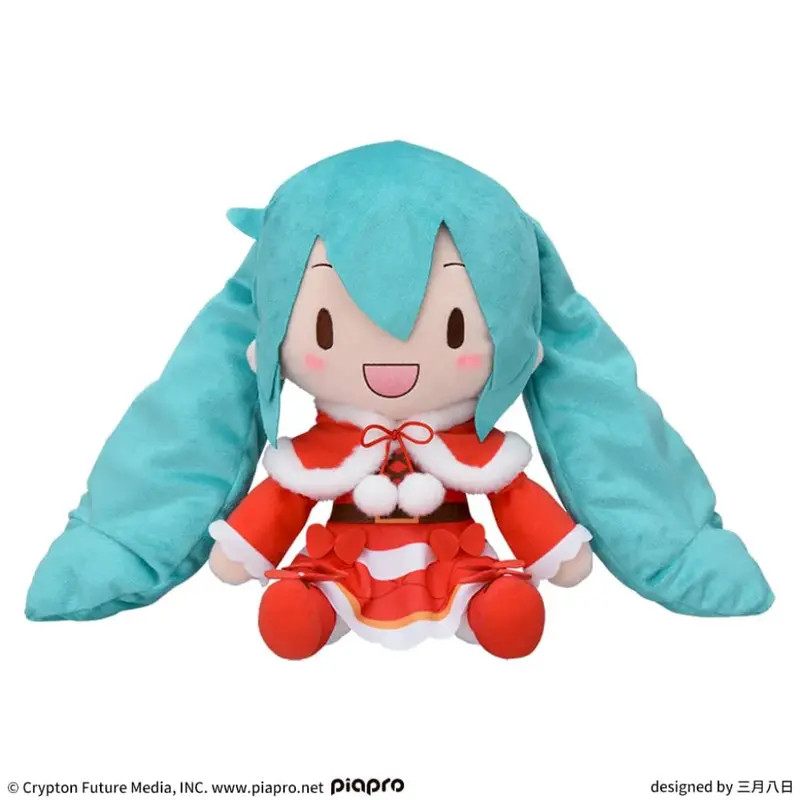 Sega Hatsune Miku Christmas 2024 Ver. Fuwapuchi L Plush 1