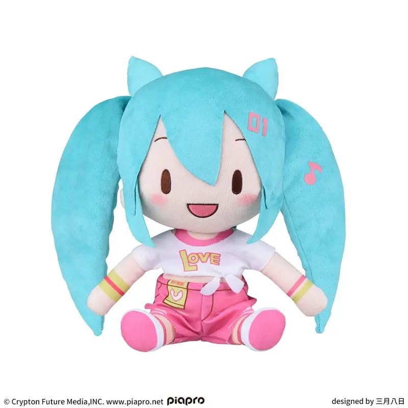 Sega Hatsune Miku Live Audience Cheering Ver Fuwapuchi L Plush 1