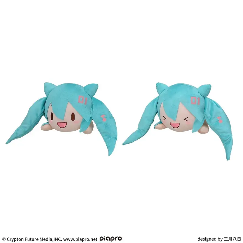 Sega Hatsune Miku Live Audience Cheering Ver Fuwapuchi Nesoberi M Plush 1