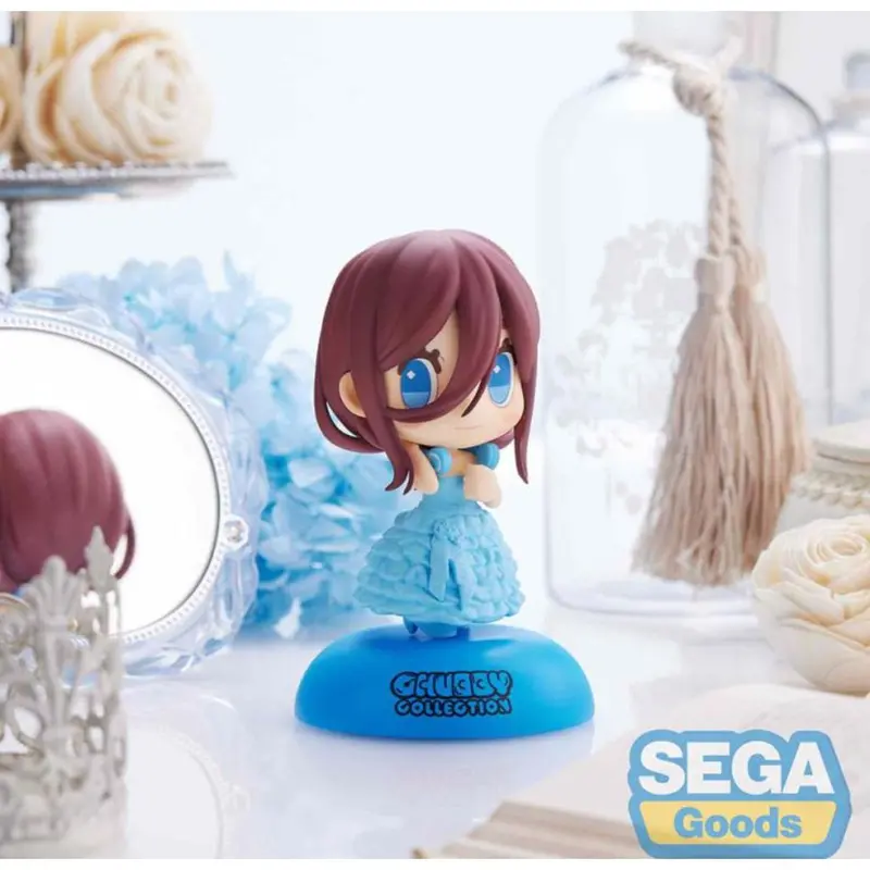 Sega Mp Nakano Miku Pastel Color Ver. Quintuplets Chubby Collection Figure 1