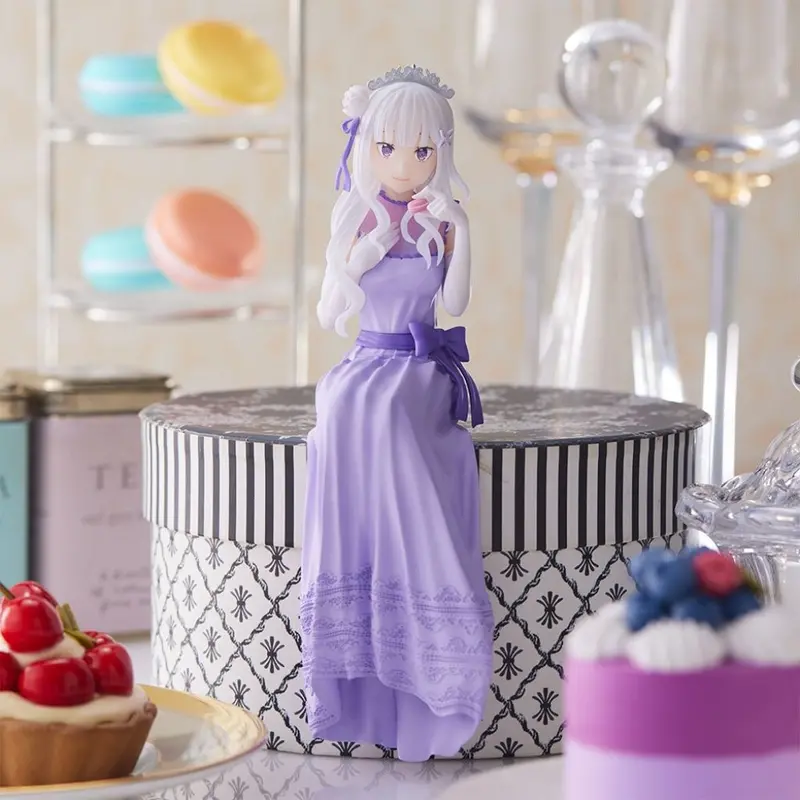 Sega Pm Emilia Omekashi Party Chokonose Re:Zero Figure 1