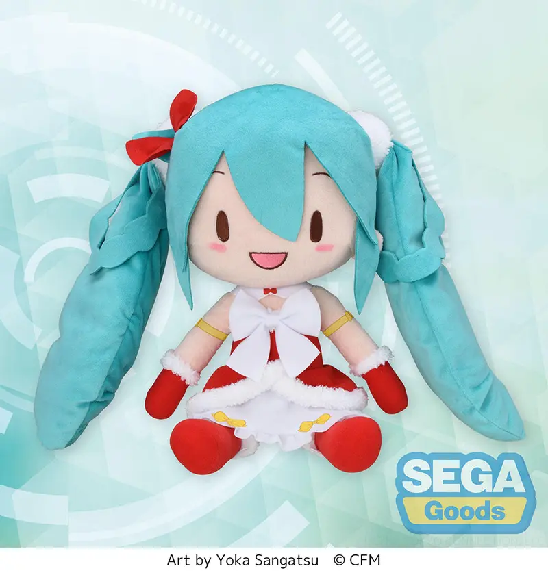 Sega Sp Hatsune Miku Christmas 2022 Fuwa Fuwa Plush 1