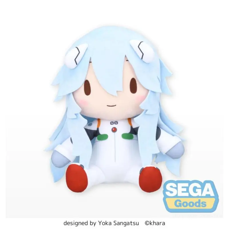 Shin Evangelion Movie Fuwa Petite Plush - Rei Ayanami (L) 2