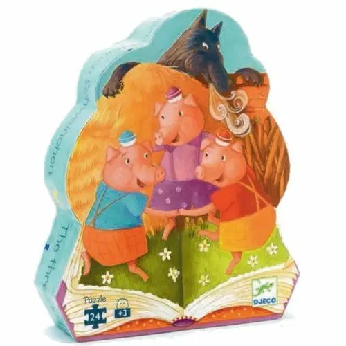Silhouette Puzzle - The 3 Little Pigs (24) 1