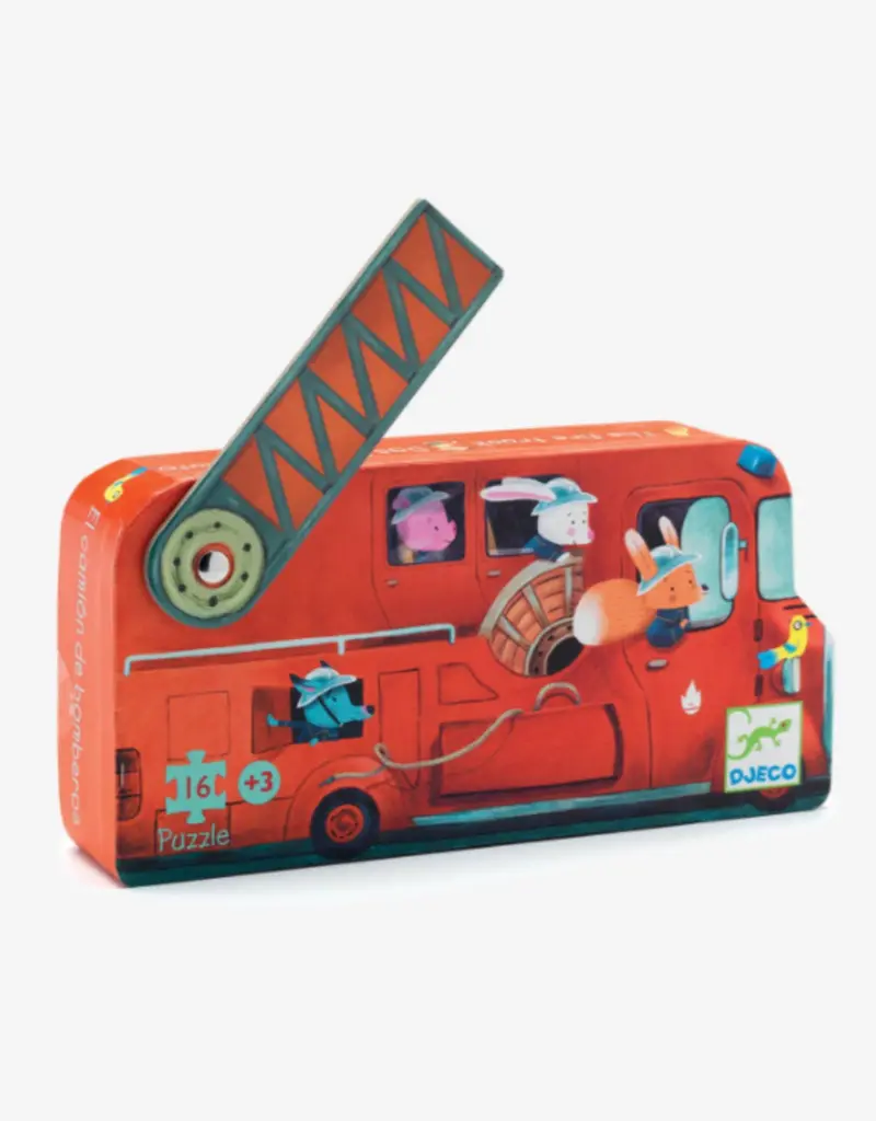 Silhouette Puzzle: The Fire Truck 16Pcs 1