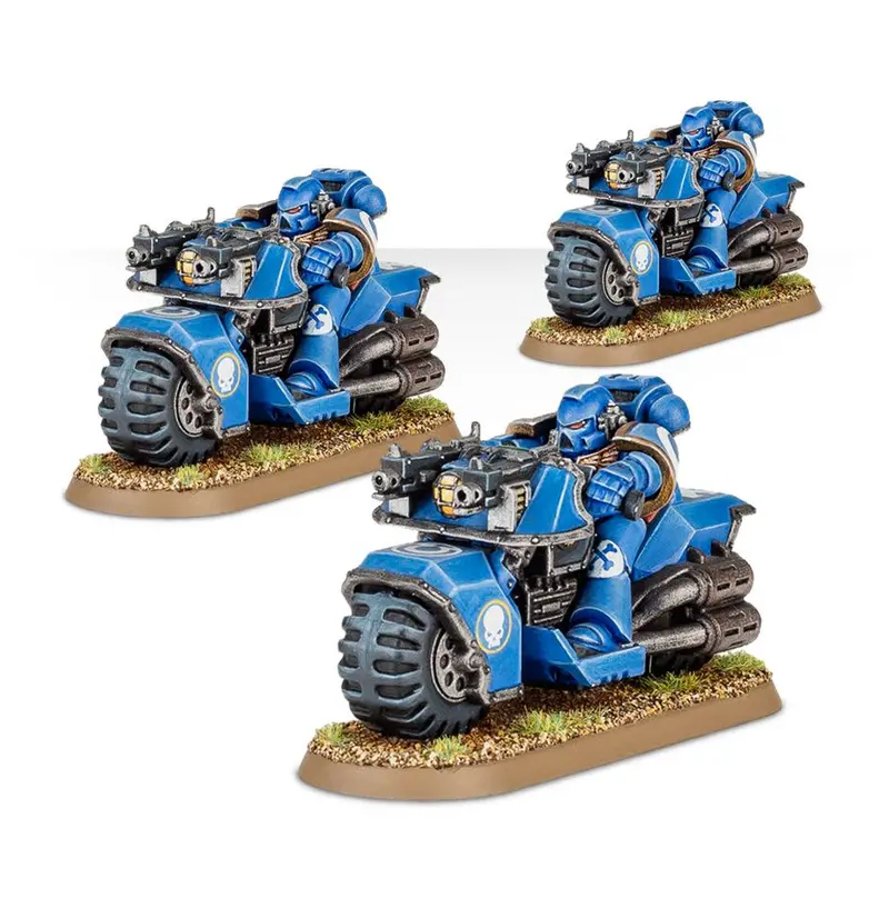 Space Marine Bike Squad 1