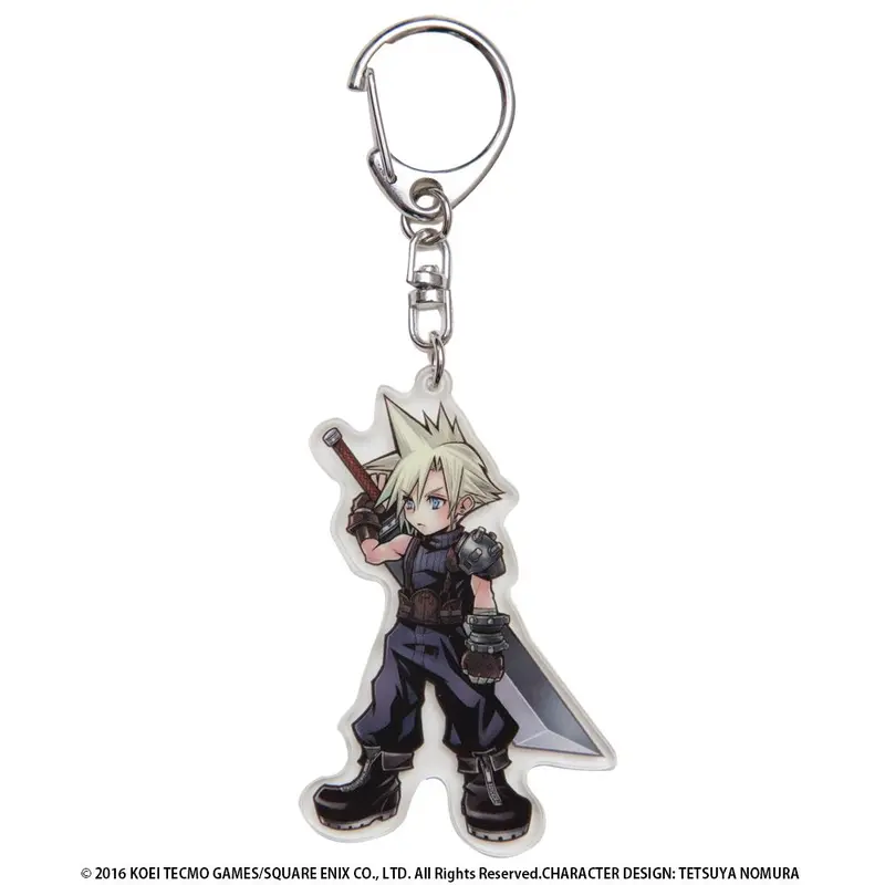 Square Enix Dissidia Final Fantasy Acrylic Keychain Cloud 1