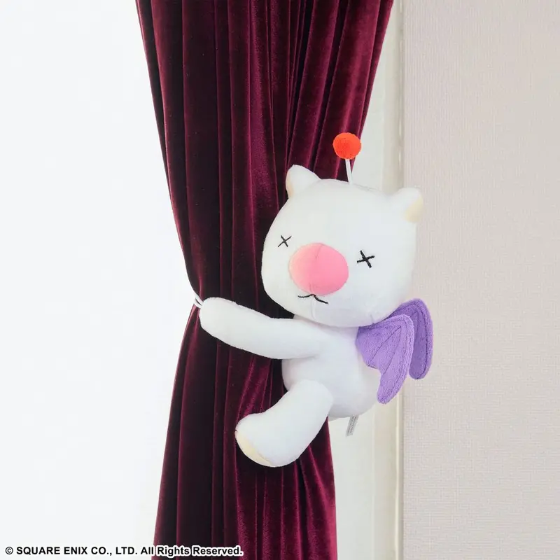 Square Enix Final Fantasy Plush Curtain Tieback - Moogle (Set Of 2) 1