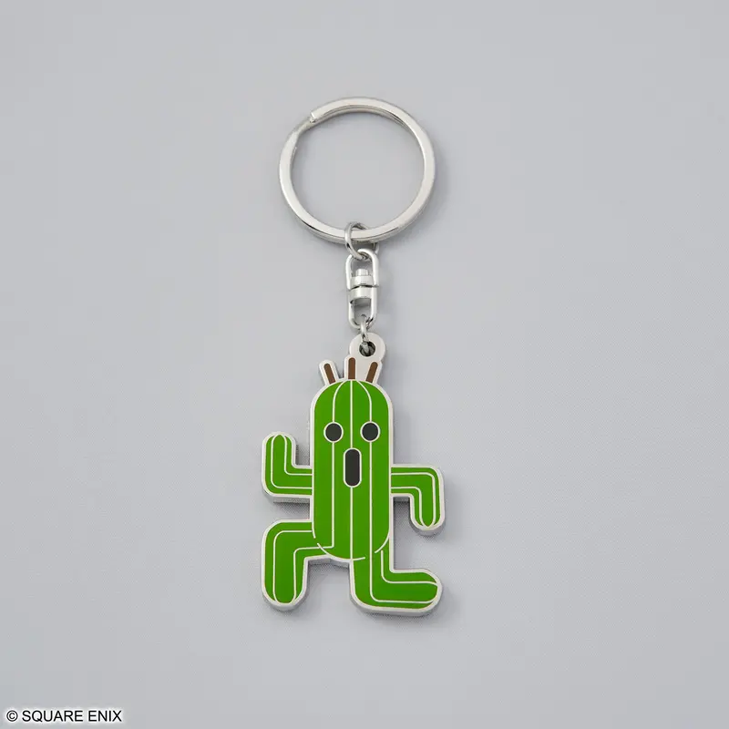 Square Enix Final Fantasy Series Metal Keychain - Cactuar 1