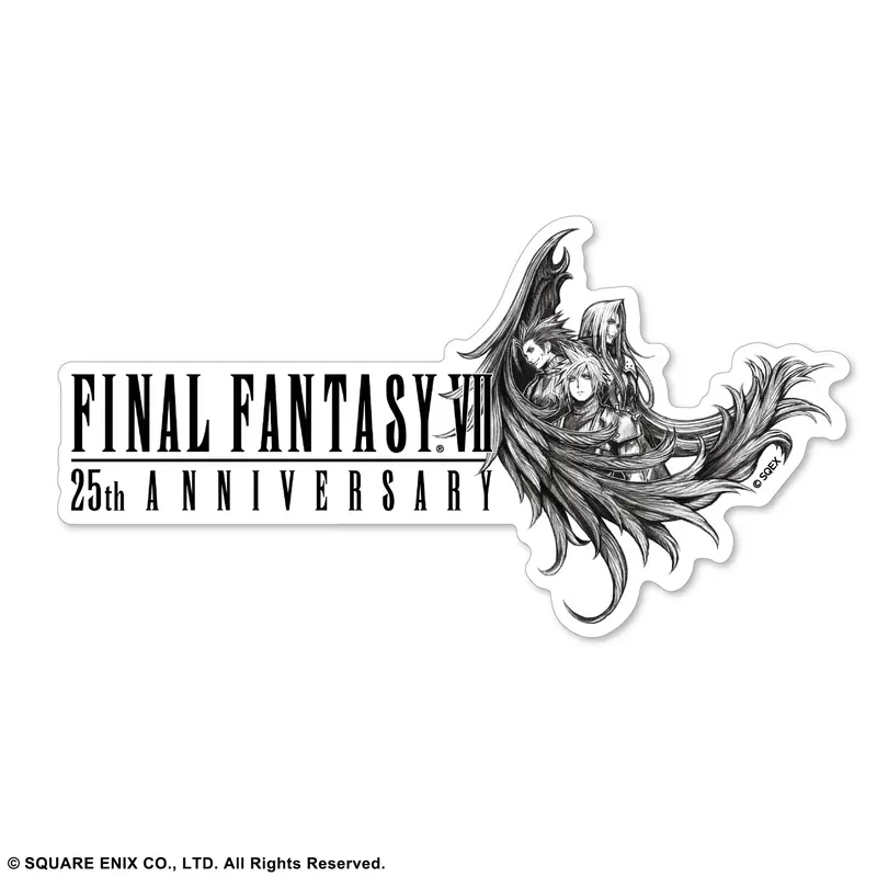 Square Enix Final Fantasy Vii 25Th Anniversary Sticker A 1