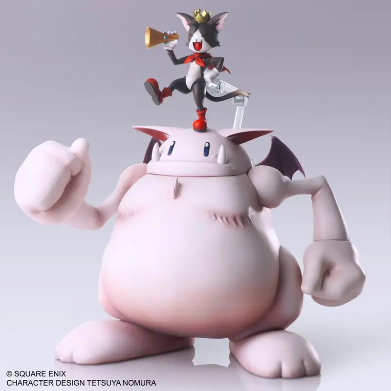 Square Enix Final Fantasy Vii Bring Arts Action Figure - Cait Sith & Fat Moogle 2