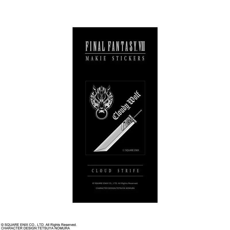 Square Enix Final Fantasy Vii Makie Stickers - Cloud Strife 1