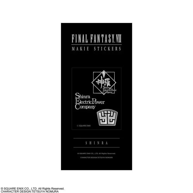 Square Enix Final Fantasy Vii Makie Stickers - Shinra 1