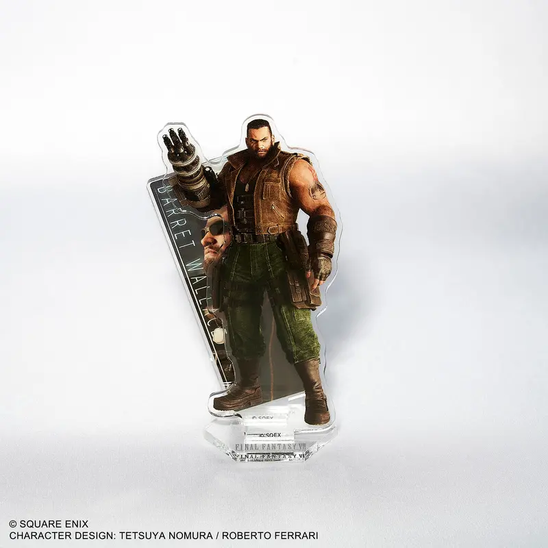 Square Enix Final Fantasy Vii Rebirth Acrylic Stand - Barret Wallace 1
