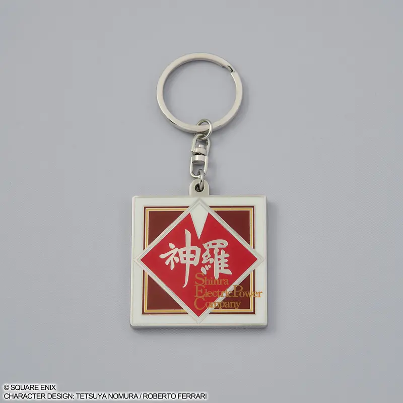 Square Enix Final Fantasy Vii Rebirth Metal Keychain - Shinra 1