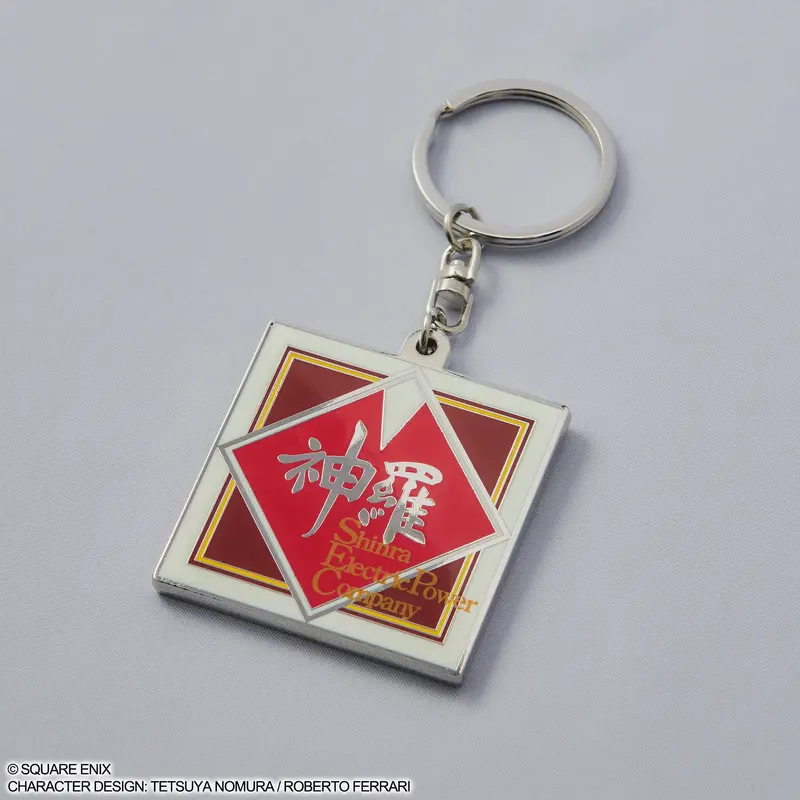 Square Enix Final Fantasy Vii Rebirth Metal Keychain - Shinra 2