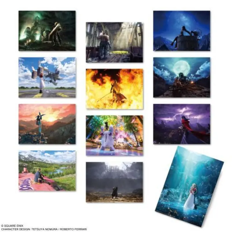 Square Enix Final Fantasy Vii Rebirth Mini Clear Poster (Set Of 12) 1