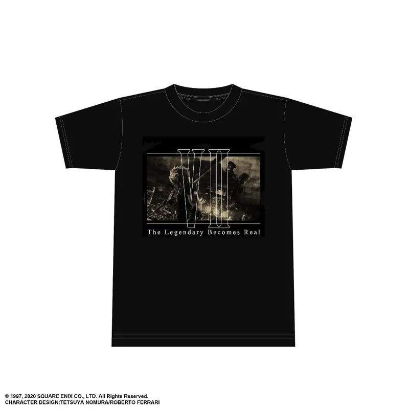 Square Enix Final Fantasy Vii Remake Cloud Strife Keyart 01 T-Shirt 1