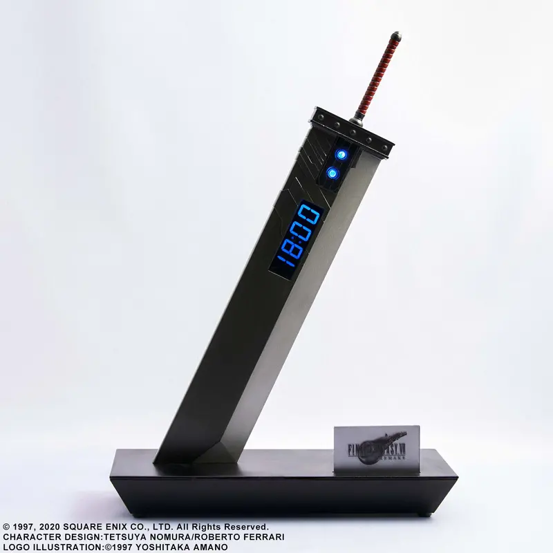 Square Enix Final Fantasy Vii Remake Digital Clock - Buster Sword 1