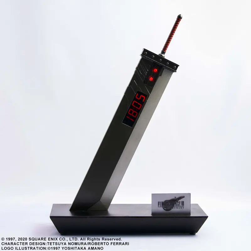 Square Enix Final Fantasy Vii Remake Digital Clock - Buster Sword 2