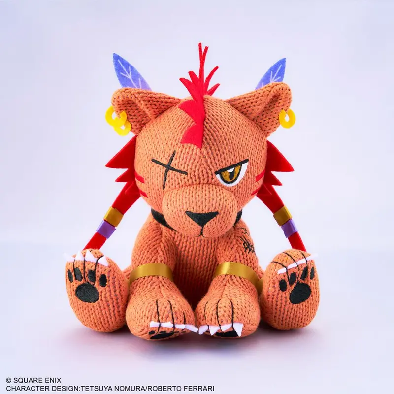 Square Enix Final Fantasy Vii Remake Knitted Plush - Red Xiii 1