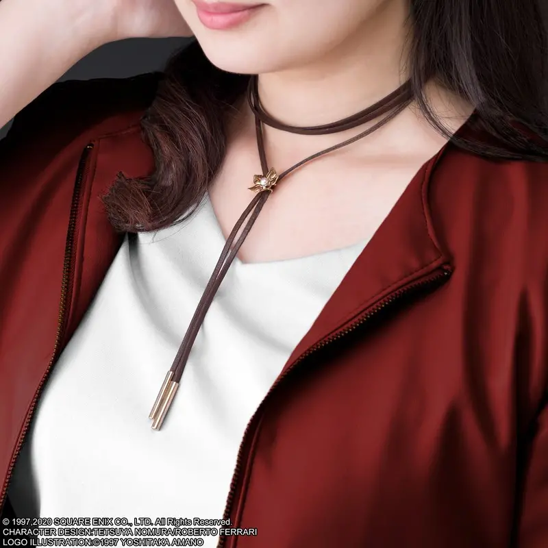 Square Enix Final Fantasy Vii Remake Leather Necklace - Aerith 2