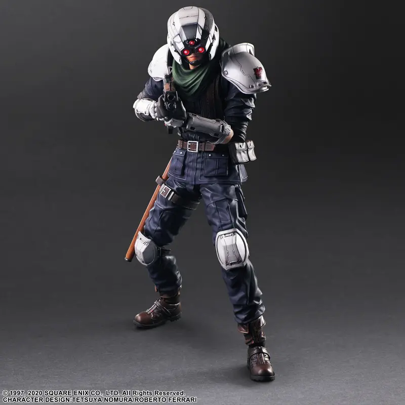 Square Enix Final Fantasy Vii Remake Play Arts Kai Action Figure - Shinra Security Officer 1