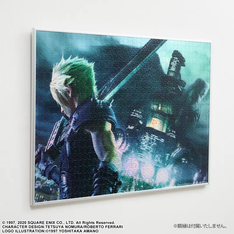 Square Enix Final Fantasy Vii Remake Premium Jigsaw Puzzle Key Art - 1000 Piece - Cloud & Sephiroth 2