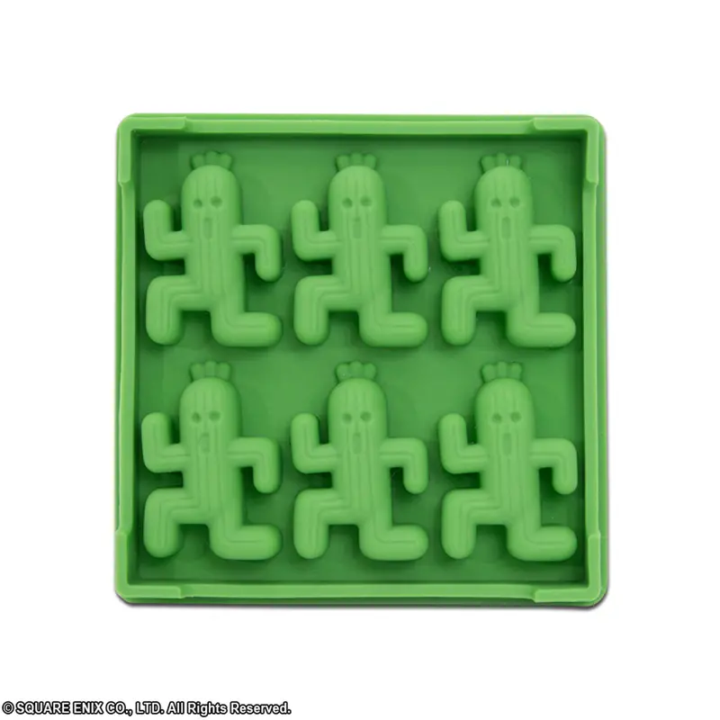 Square Enix Final Fantasy Vii Remake Silicone Ice Tray - Cactuar 1