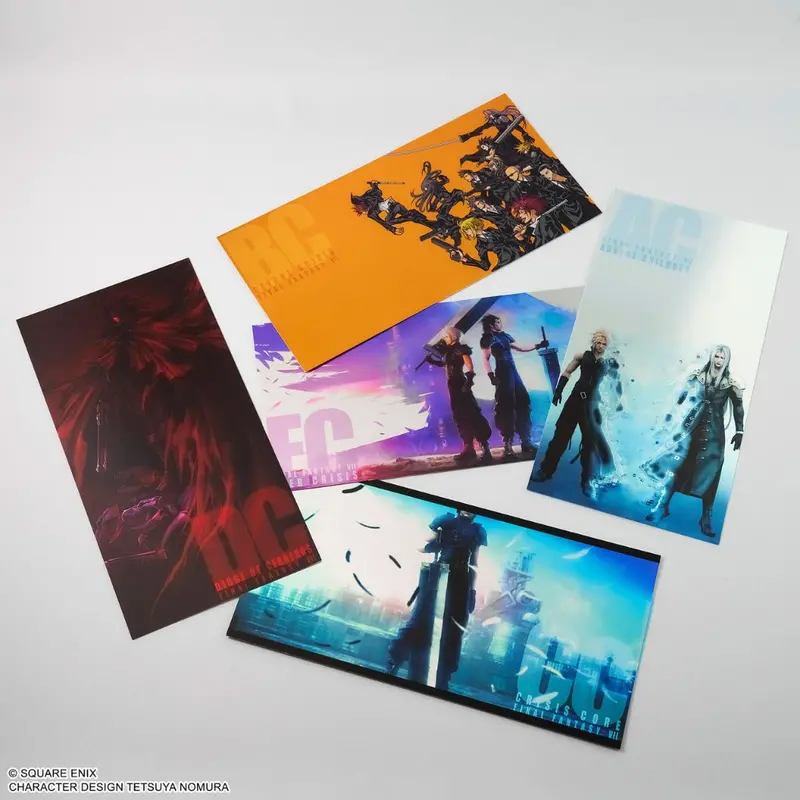 Square Enix Final Fantasy Vii Series - Metallic Large Postcard Set 1